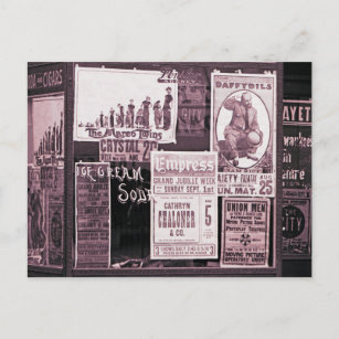 Postal Manicura Pro-Unión de la Ventana de la Tienda 1912