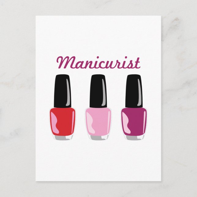 Postal Manicurista (Anverso)