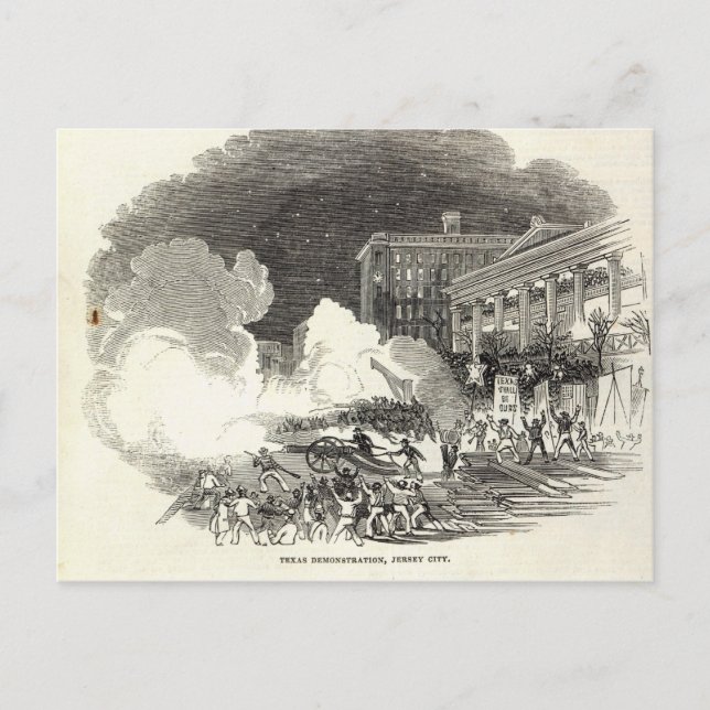 Postal Manifestación en Jersey City (Anverso)