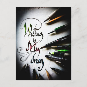 Postal Manifiesto de escritor loco