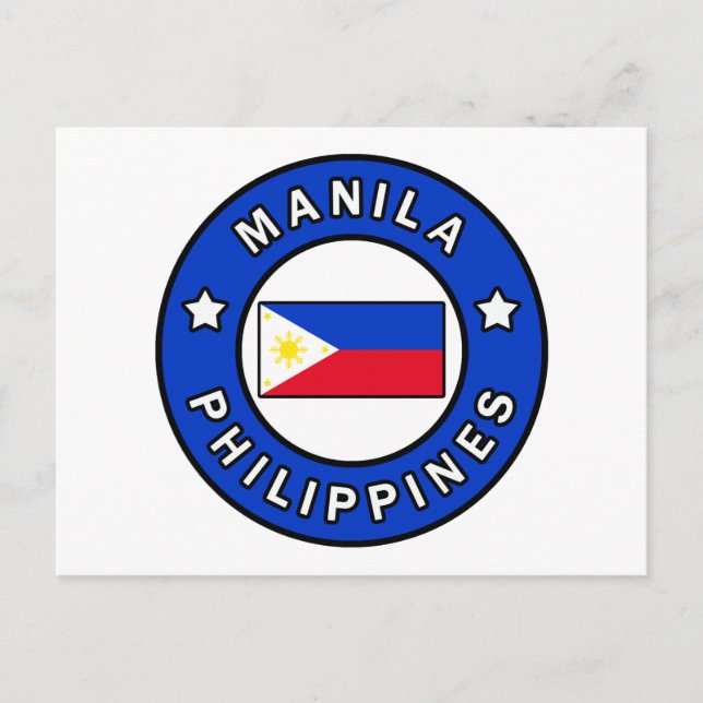 Postal Manila Filipinas (Anverso)