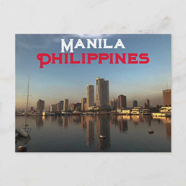 Postal Manila, Filipinas (Anverso)
