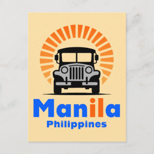 Postal Manila Filipinas Sudeste Asiático