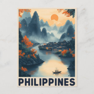 Postal Manila, Filipinas - Viajes Antiguos