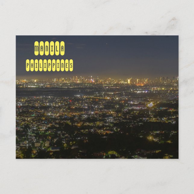 Postal Manila Overlook (Anverso)