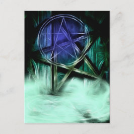Postal Manipulación fractal de la niebla de Wiccan