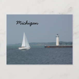 Postal Manistee Pierhead Light