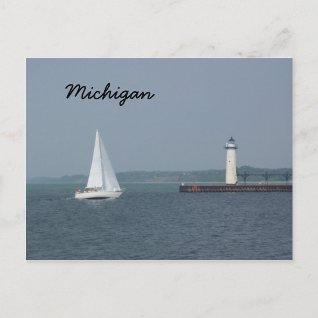 Postal Manistee Pierhead Light (Anverso)