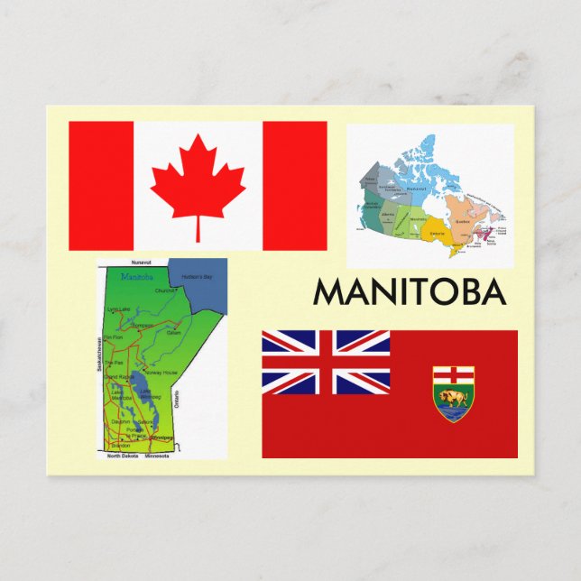 Postal Manitoba (Canadá) (Anverso)