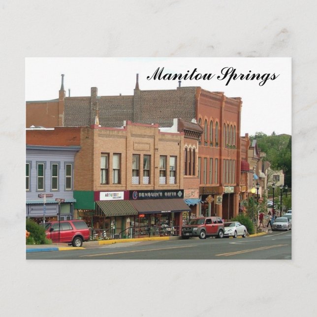 Postal Manitou Springs (Anverso)