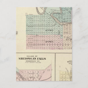 Postal Manitowoc, Sheboygan y Hilbert, Wis