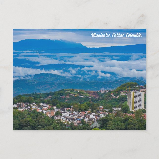 Postal Manizales, Caldas, Colombia Postcard (Anverso)
