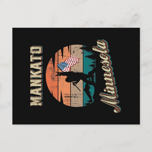 Postal Mankato Minnesota (Anverso)