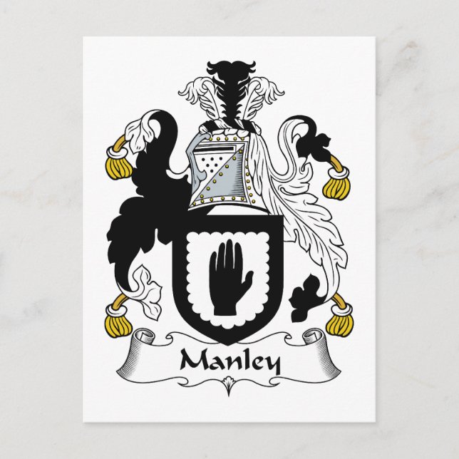 Postal Manley Family Crest (Anverso)