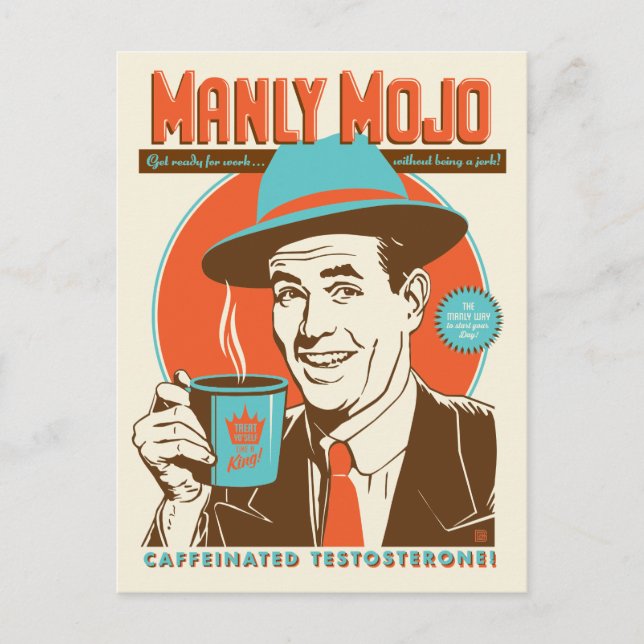Postal Manly Mojo Café (Anverso)