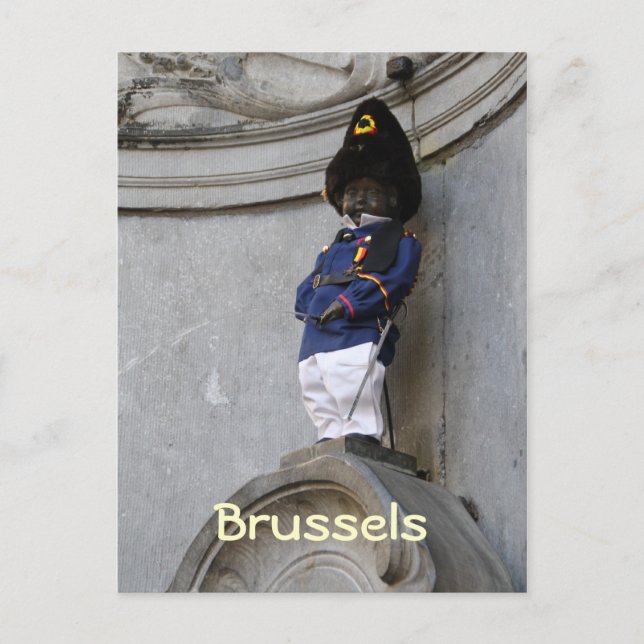 Postal Manneken Pis (Anverso)