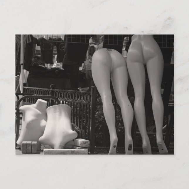 Postal Mannequinas desmanteladas (Anverso)