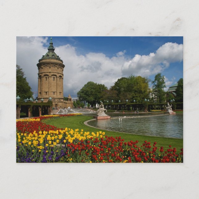Postal Mannheim, Alemania (Anverso)
