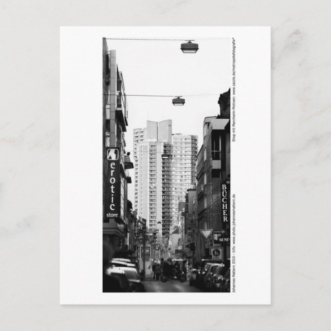 Postal Mannheim - En den Quadraten (Anverso)