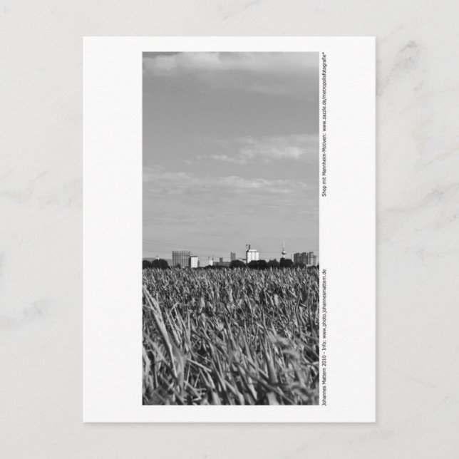 Postal Mannheim - Skyline (Anverso)