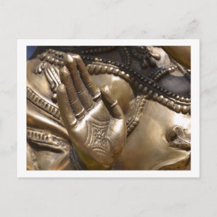 Postal Mano de Buda ~ Templo Tailandés Fotografía