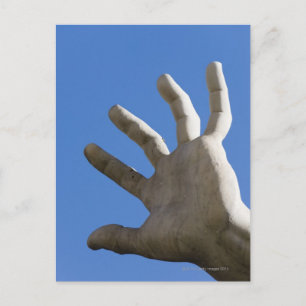 Postal mano de estatua en Fontana dei Quattro Fuimi,