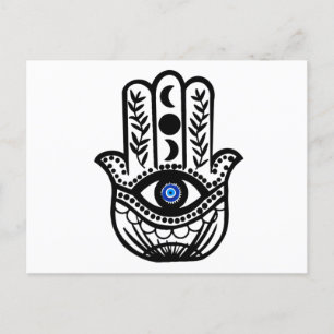 Postal Mano de Hamsa Fatima Mal Ojo