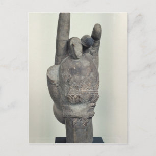 Postal Mano de una colosal estatua de Shiva, de Koh