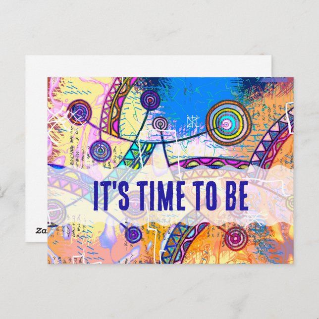 Postal Mano dibujada por EDDArt - Dream Scale 1 (Anverso / Reverso)