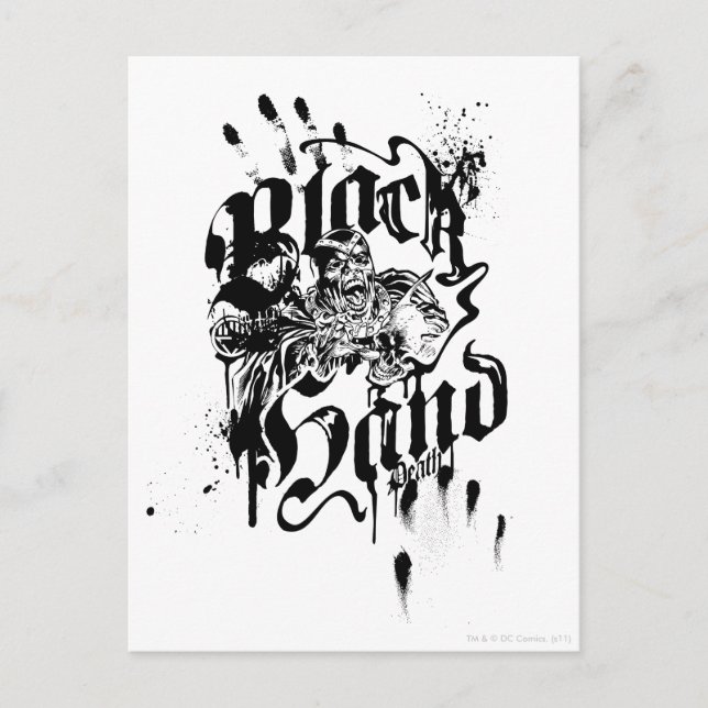 Postal Mano negra - Collage (Anverso)
