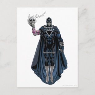 Postal Mano negra con cráneo 1