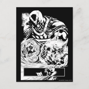 Postal Mano negra con panel de cráneo 2