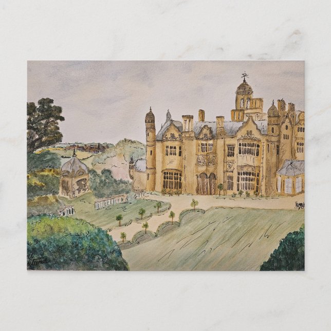 Postal Manor House Postcard (Anverso)