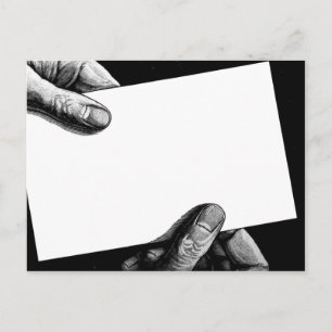 Postal "manos a la obra"