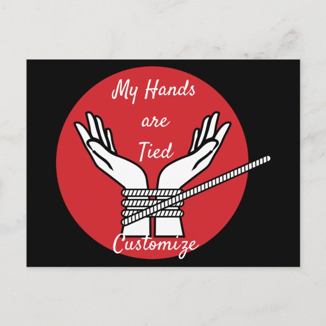 Postal Manos atadas Thunder_Cove (Anverso)