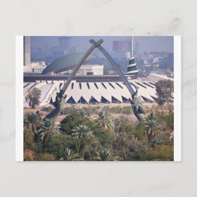 Postal Manos de victoria (Anverso)