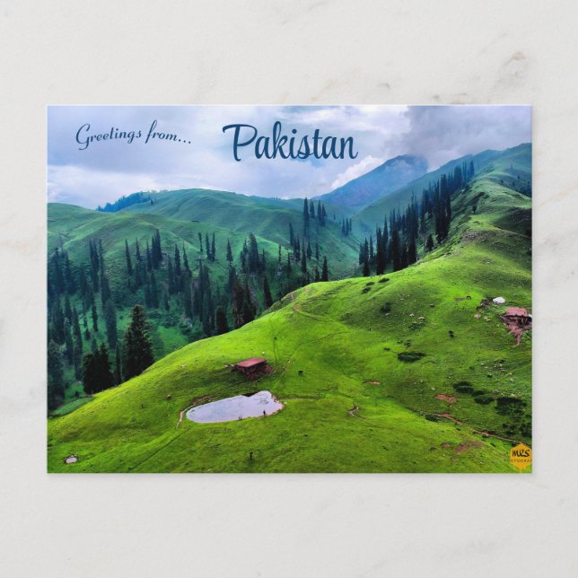 Postal Mansehra Jaiber Pajtunjuá Pakistán (Anverso)