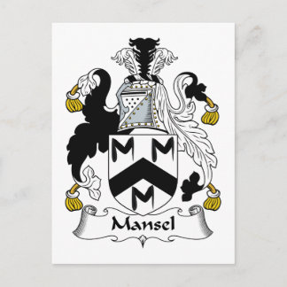Postal Mansel Family Crest