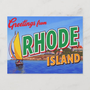 Postal Mansión de barco de vela de Rhode Island