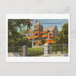 Postal Mansión del Gobernador en Albany, Nueva York, Vint
