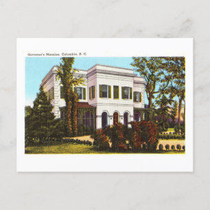 Postal Mansión del Gobernador en Columbia, Carolina del S