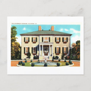 Postal Mansión del Gobernador en Richmond, Virginia, Vint