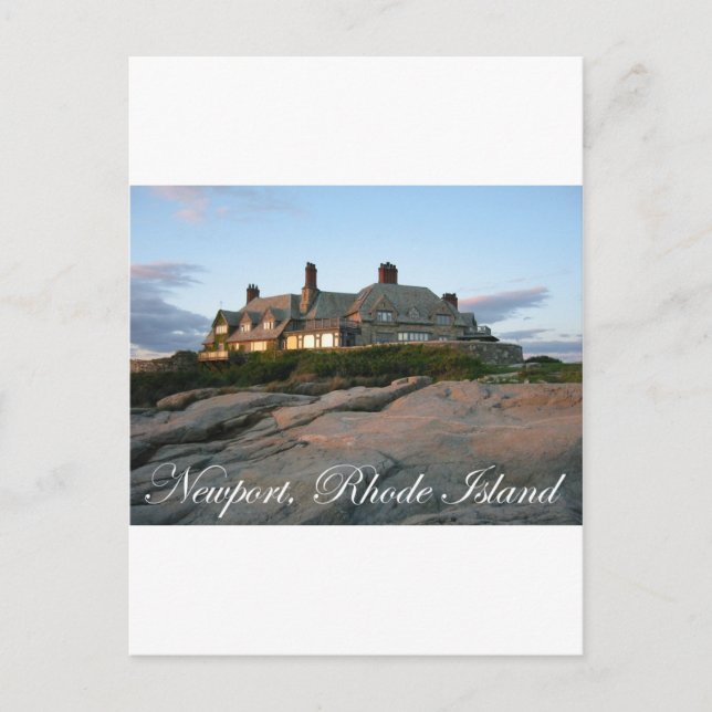 Postal Mansión en Newport (Anverso)