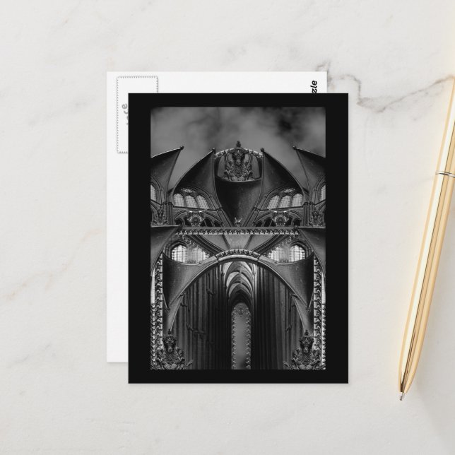 Postal Mansión gótica (Anverso/Reverso In Situ)