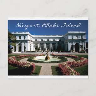 Postal Mansión Rosecliff, Newport Rhode Island Post Card
