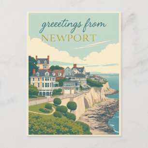Postal mansiones de cliff walk de newport, rhode island v
