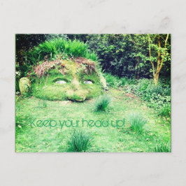 Postal ¡Mantén la cabeza levantada!
