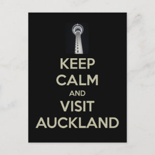 Postal mantén la calma visita auckland