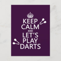 Mantén la calma y juguemos dardos