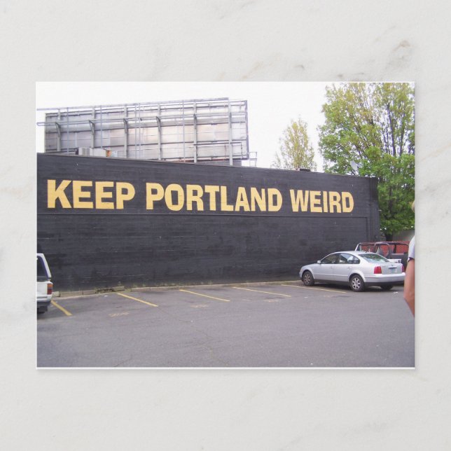 Postal Mantener a Portland Weird (Anverso)
